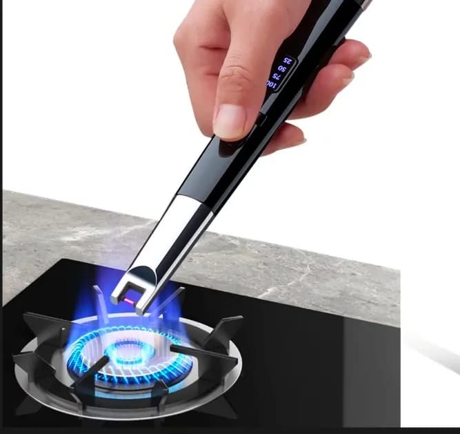 Premium USB Type-C Rechargeable Arc Electric Gas Lighter – JL895 — thumbnail 1