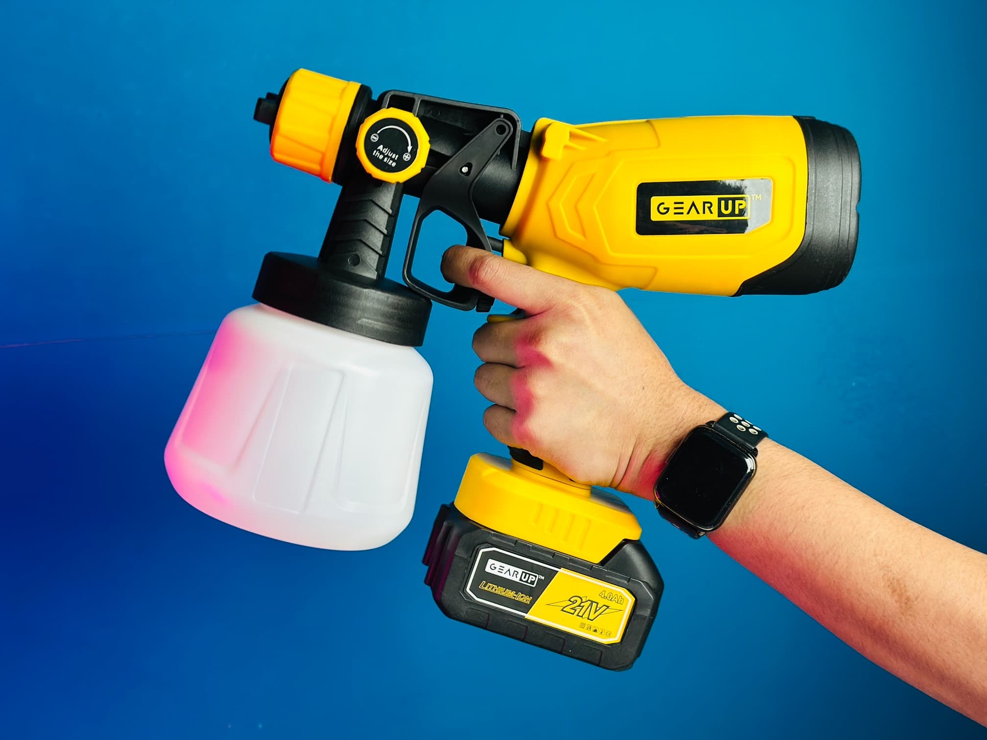 GearUP Rechargeable Cordless Paint Spray Machine — thumbnail 1